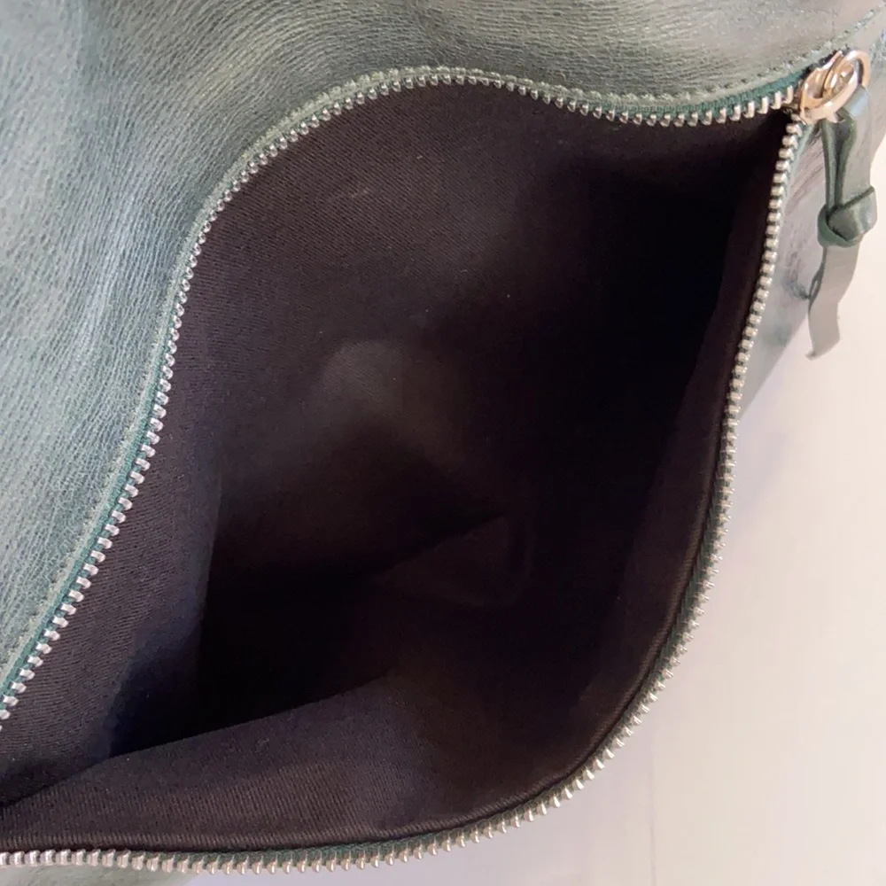 Gianni Chiarini Green Leather Clutch